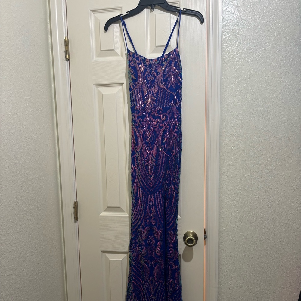 Windsor purple blue prom dress NWOT
